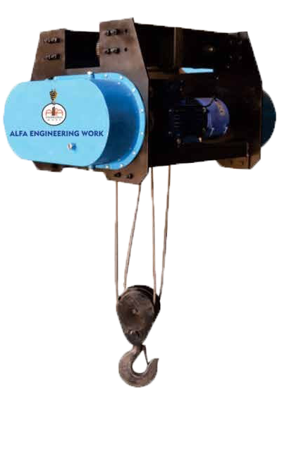 Electric Wire Rope Hoists Manufacturer & Supplier in Mumbai, India - Alfa engineering work